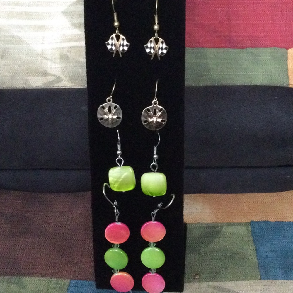 Earrings 4 pair